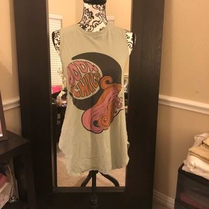Long tank with “moon child” graphic